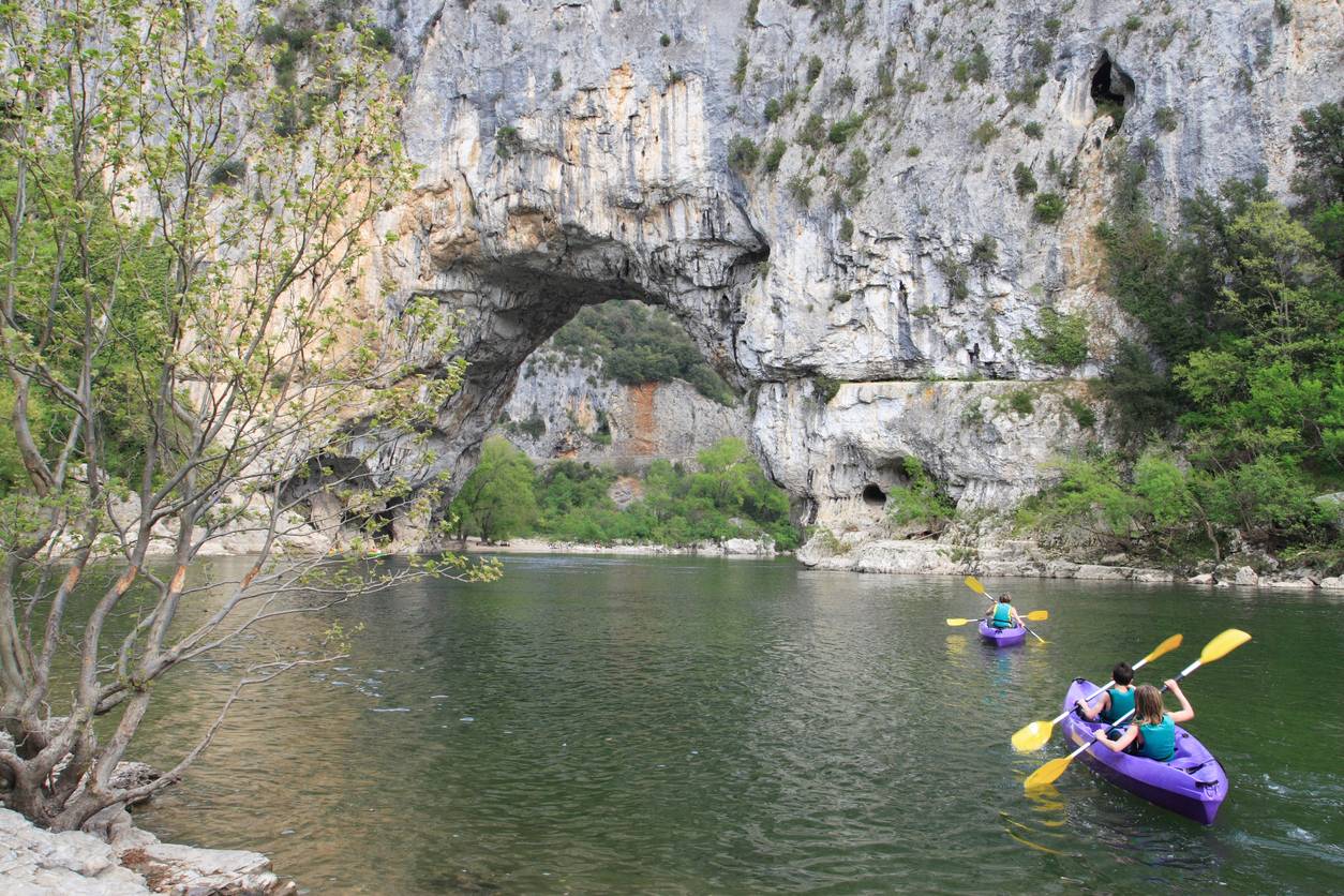 descente canoë gorges de l'Ardèche