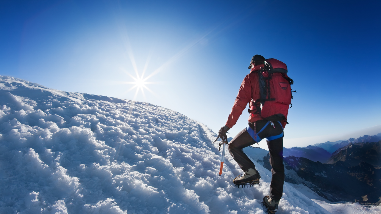 escalade sur glace