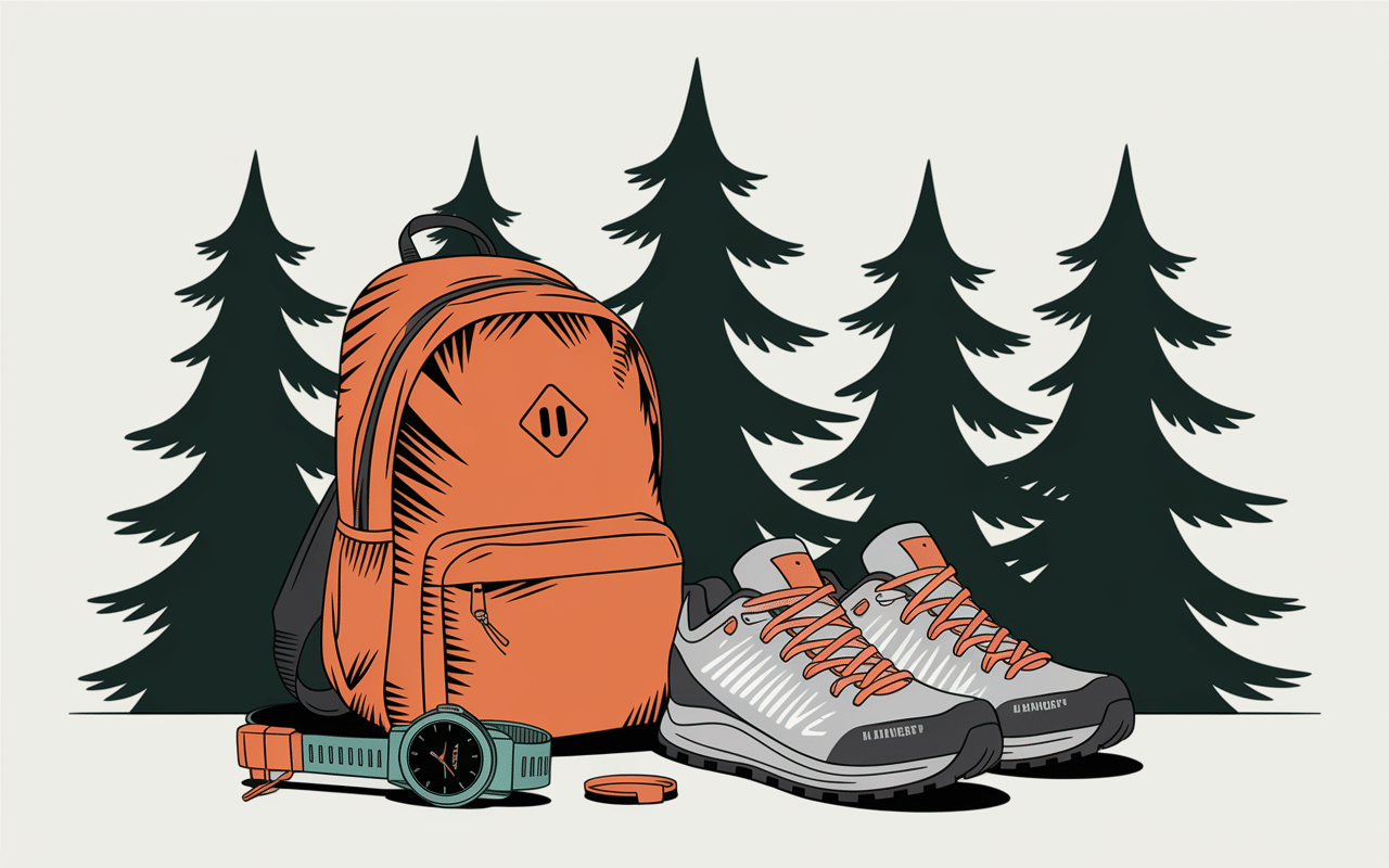 Matériel chaussures sac trail rando 35 bosses Fontainebleau