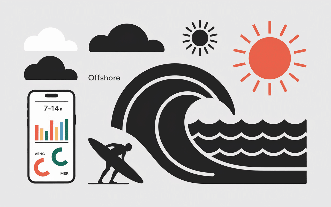SURF NOIRMOUTIER prevision meteo vagues offshore smartphone