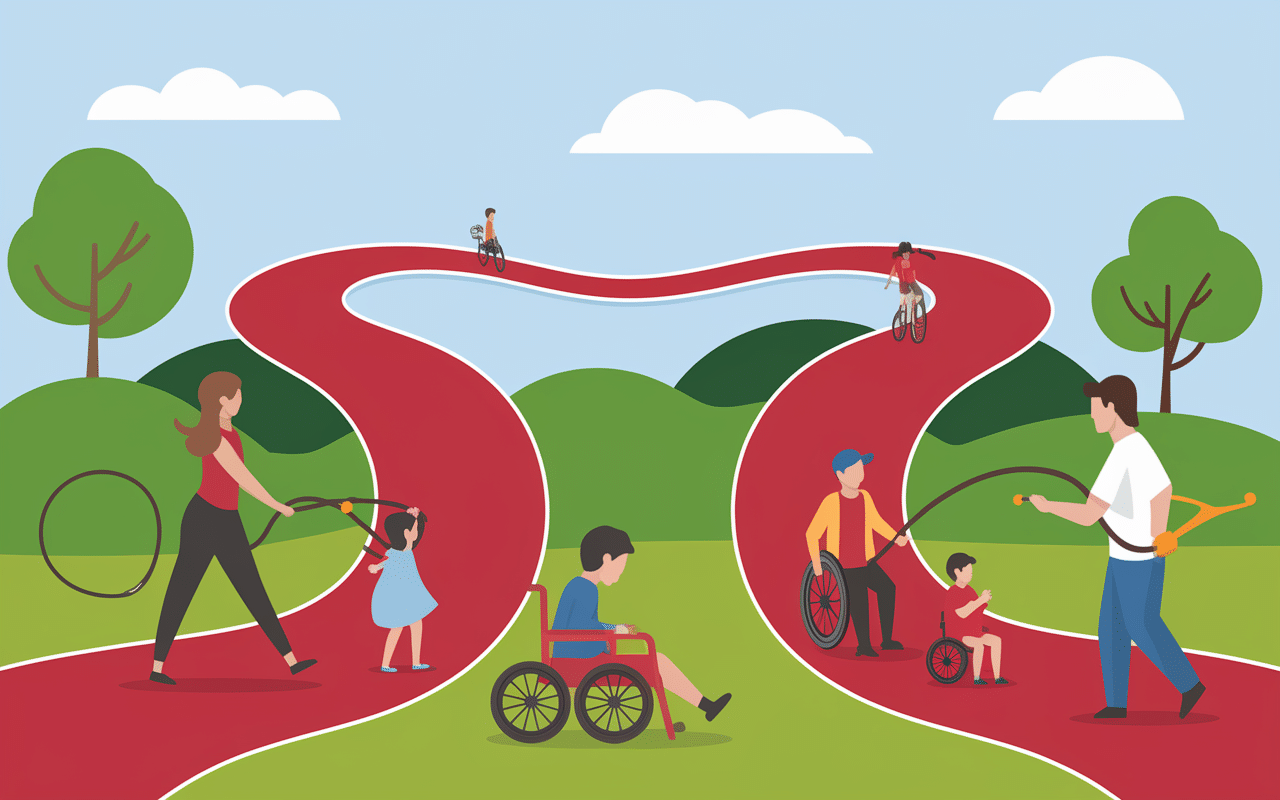 Accessibilité Brest Urban Trail 2025 handisport famille parcours faciles
