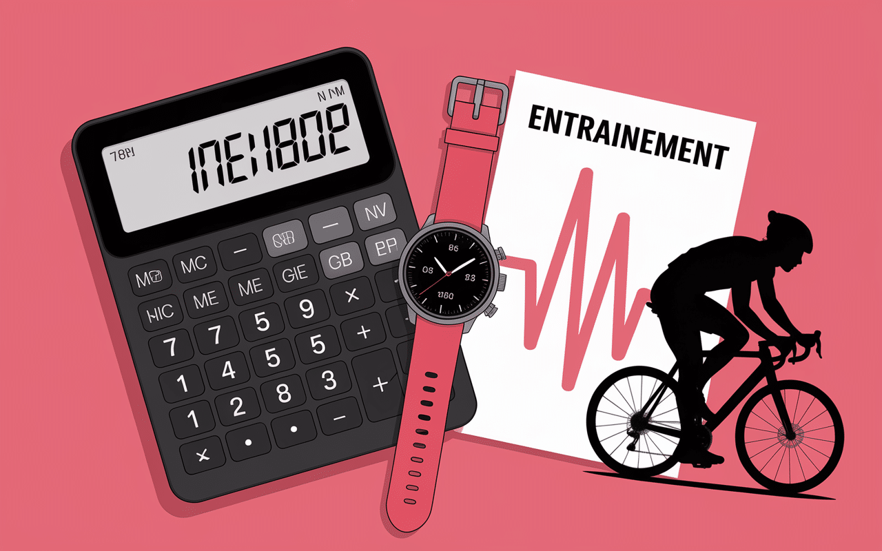 calculateur digital montre cardio zones de frequence cardiaque