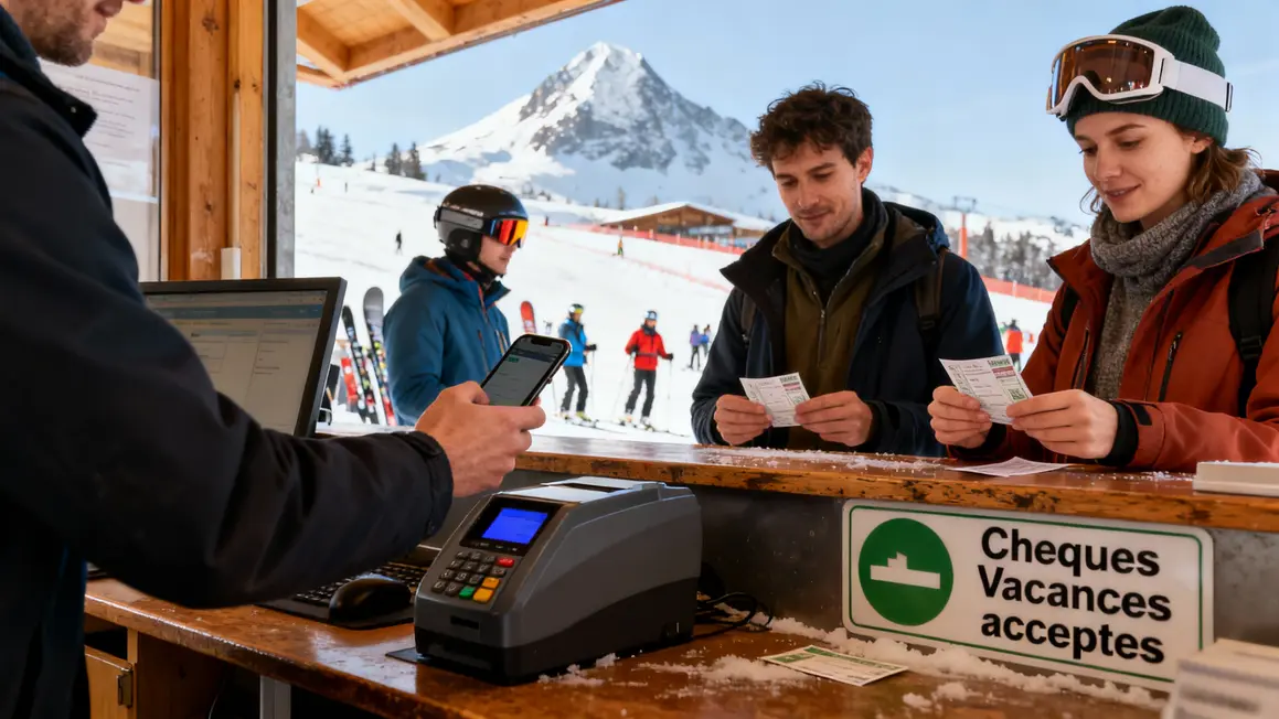 guichet ski cheques vacances connect papier