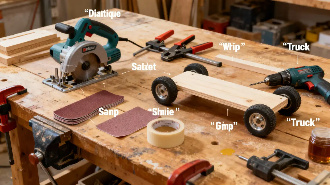 Les outils materiaux essentiels DIY longboard debutant