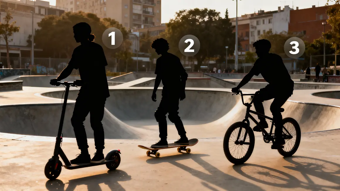 comparatif jeux trottinette ps4 skateboard bmx