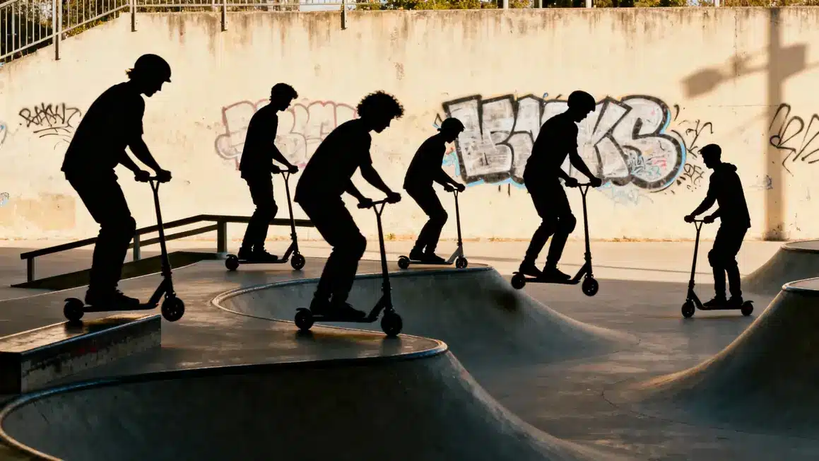 contexte jeux trottinette ps4 figures skatepark